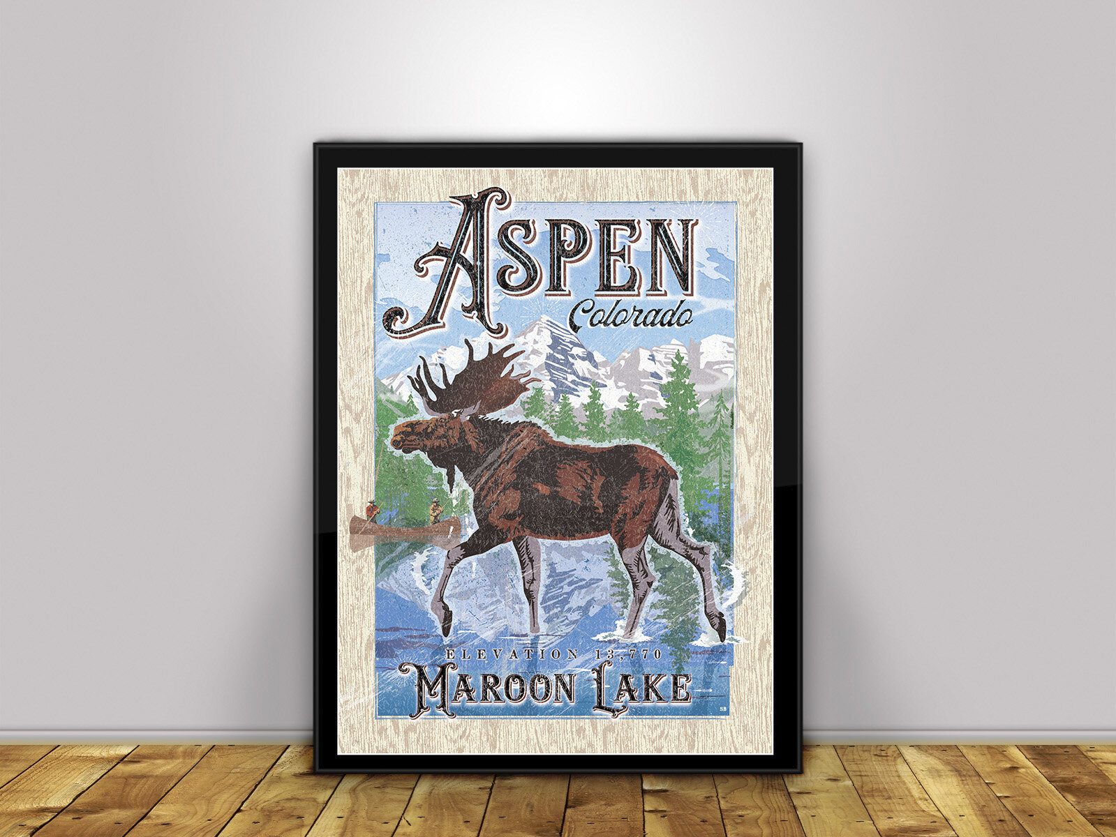 High Country Moose: Maroon Lake, Aspen Colorado — Beutler Design